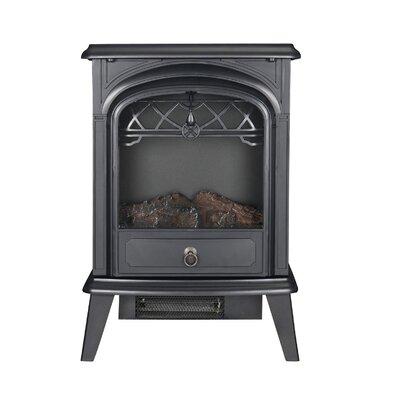 Gmhome Free Standing Electric Fireplace Cute Heater Log Fuel Effect Realistic Flames Space Heater, 1500w - in Black | Wayfair EF-22B
