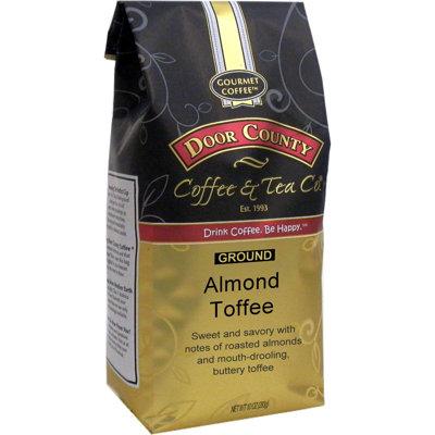 Door County Coffee Almond Toffee Coffee 10Oz Ground Bag, Size 8.4 H x 4.1 W x 1.9 D in | Wayfair MG01ALT