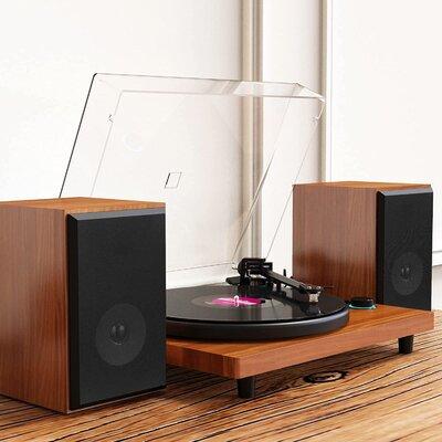 DIGITNOW Vinyl Record Player w/ Magnetic Cartridge & Adjustable Counter Weight | 16.5 H x 13.6 W x 5 D in | Wayfair B10A