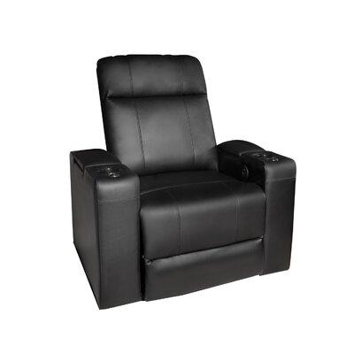 Ivy Bronx Valencia Piacenza Home Theater Seating | Premium Top Grain Nappa 9000 Leather, Power Recliner | 42 H x 38 W x 38.75 D in | Wayfair