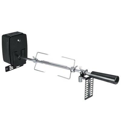DALELEE BBQ Rotisserie Kits Grill Spit Roaster Charcoal Pig Chicken Beef Motor +Rod+Fork Steel in Gray | 6.1 H x 4.37 W x 41.73 D in | Wayfair