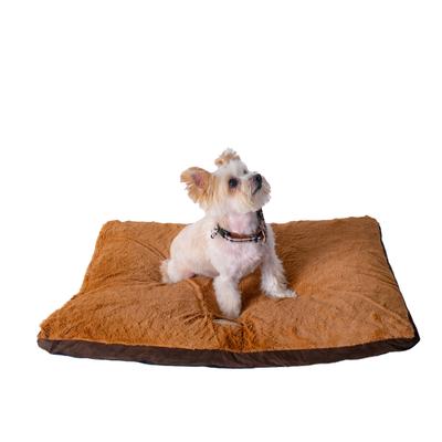 Medium Pet Dog Bed Mat With Poly Fill Cushion by Armarkat in Brown