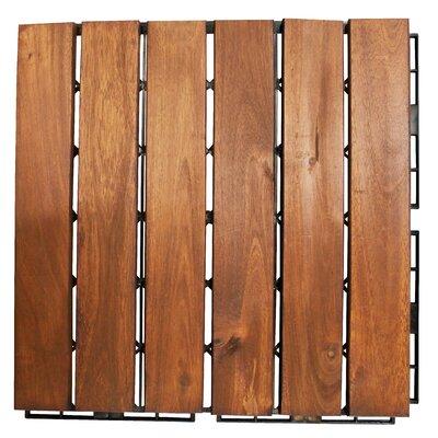 Leigh Country Wood Flooring Sq 10pk -straight Wood in Brown | 11.81 H x 11.81 W x 0.75 D in | Wayfair SL 08001