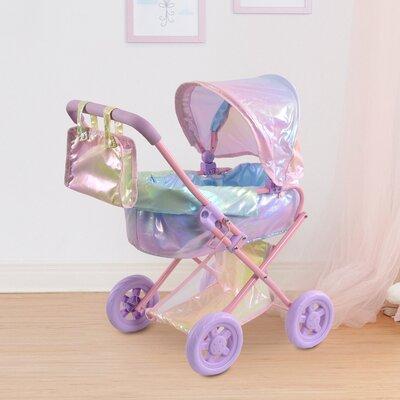 Olivia's Little World Magical Dreamland Baby Doll Deluxe Stroller Plastic in Indigo | 25.25 H x 14.5 W x 22 D in | Wayfair OL-00017