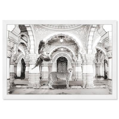 Joss & Main Architecture & Buildings 'Ball Room Pals' World Architecture Wall Art Print Paper in Black/Brown | 38 H x 56 W x 0.5 D in | Wayfair
