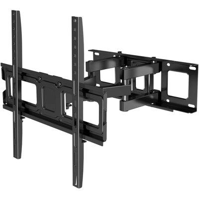 workRe Full Motion TV Wall Mount Bracket Dual Articulating Arms Swivel Extension Tilt Rotation For Most 26-55 Inch LED, LCD, OLED Flat Curved Tvs