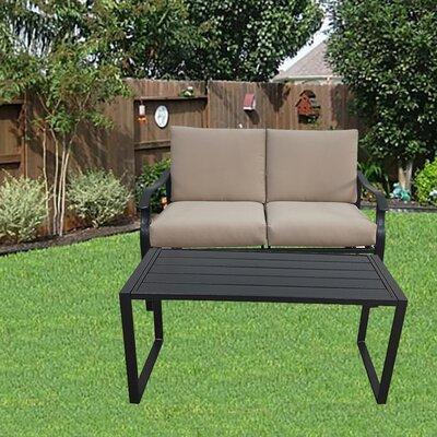 Red Barrel Studio® Metal 2 - Person Seating Group w/ Cushions Metal | Outdoor Furniture | Wayfair 64277B49BE9C480E9437022B538C0360