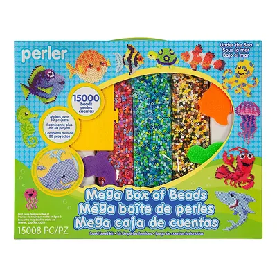 Perler Under The Sea Mega Bead Art Kit, Multicolor