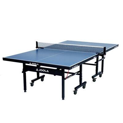 Joola USA Foldable Indoor Table Tennis Table Wood/Steel Legs in Blue/Brown/Gray, Size 30.0 H x 60.0 W x 108.0 D in | Wayfair 11127