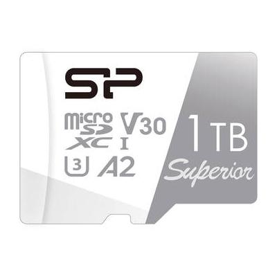 Silicon Power 1TB Superior UHS-I microSDXC Memory Card with SD Adapter SP001TBSTXDA2V20SP
