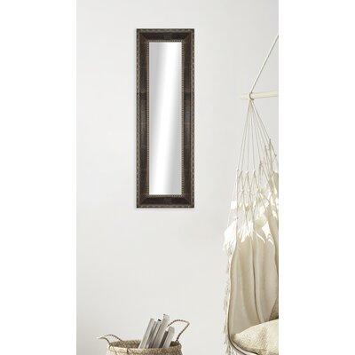 Astoria Grand Derrell Panel Modern & Contemporary Venetian Accent Mirror, Copper | 35.5 H x 9.5 W x 0.75 D in | Wayfair