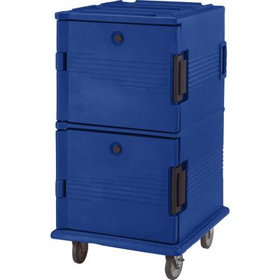 Cambro Hot Box | UPC1600186 Navy Blue Camcart Ultra Pan Carrier - Front Load