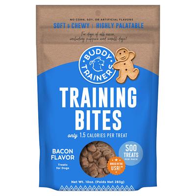 Buddy Biscuits Trainers Training Bites Bacon Flavor Dog Treats, 10 oz.