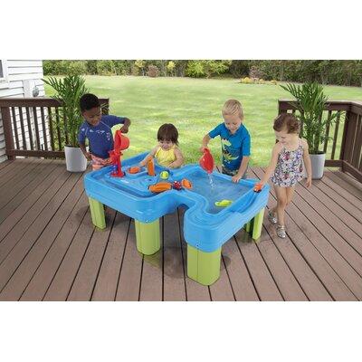 Simplay3 Big River & Roads Water Play Table Plastic in Blue, Size 16.0 H x 45.0 W in | Wayfair 221010-01