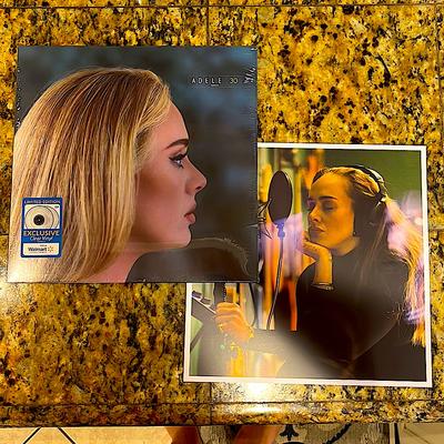 Columbia Media | Adele 30 (Exclusive Limited Edition Crystal Clear 180 Gram Vinyl Lp) + Print. | Color: Black | Size: Os