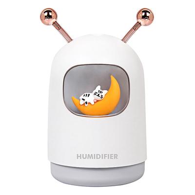 Govtal Humidifiers white-cat - White Cat Smart Touch Night Light & Humidifier