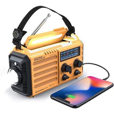 Tacoday Portable Decorative Radio in Yellow, Size 3.9 H x 6.9 W x 2.4 D in | Wayfair PJRDO-017