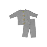 Baby Mode Signature Baby Boys And Girls 2 Piece Knit Set, Gray, 18 Months