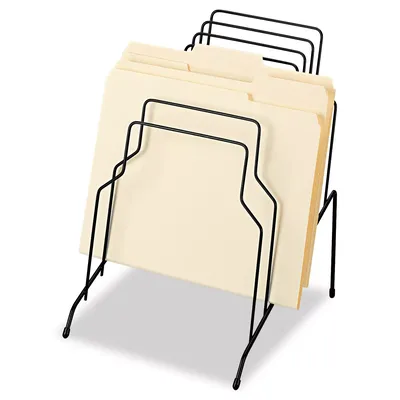 Fellowes - Step File, Eight Sections, Wire, 10 1/8 x 12 1/8 x 11 7/8 - Black
