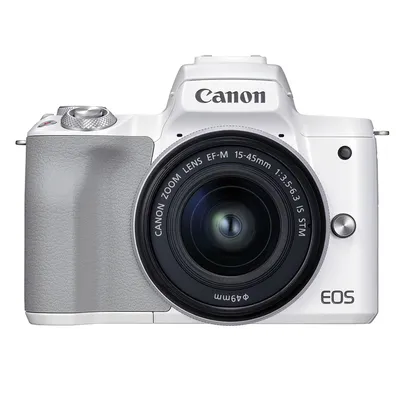 Canon EOS M50 Mark II + EF-M 15-45mm IS STM Kit (White)