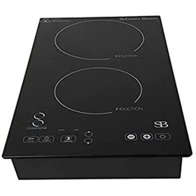 LINYI FLY Induction Cooktop Champagne Induction Plate Vertical Orientation 1800W(120V) 23.5 Inches, Size 2.9 H x 11.5 W x 20.4 D in | Wayfair