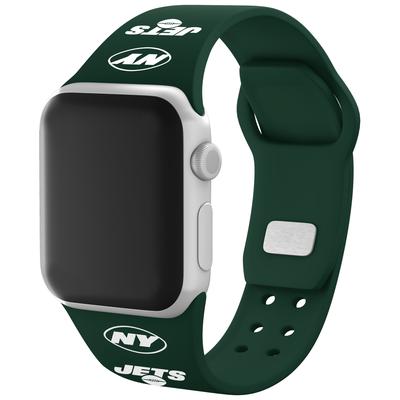 Green New York Jets Silicone Apple Watch Band