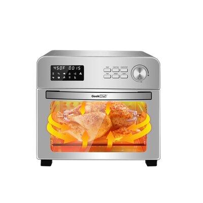 Ochine Toaster Oven in Gray, Size 14.9 H x 16.3 W x 15.3 D in | Wayfair WYKBCW1002GTO23C-191