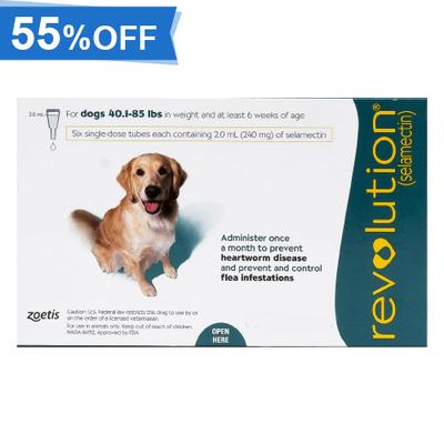 Revolution For Large Dogs 40.1-85lbs (Green) 3 Doses