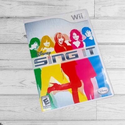 Disney Video Games & Consoles | 3 For $15disney Sing It Nintendo Wii Game | Color: Blue Red | Size: Os