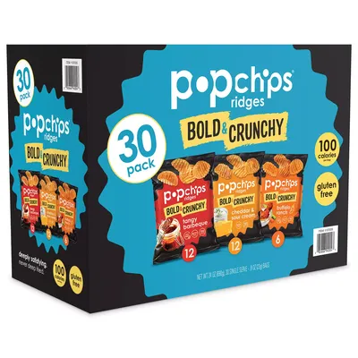 Popchips Ridges Variety Box (30 ct.)