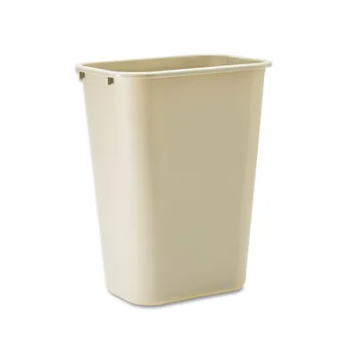 Rubbermaid Soft Molded Plastic Trash Can (Beige, 10.25 gal.)