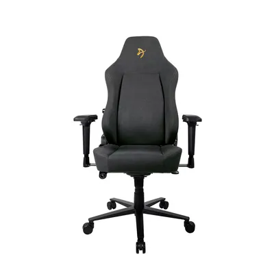 Primo Woven Gaming Chair - Black/Gold Logo