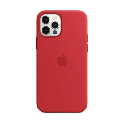 iPhone 12 | 12 Pro Silicone Case with MagSafe - Red