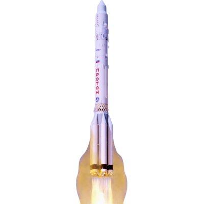 Wet Paint Printing Soviet Proton Russian Space Race Rocket Launch Nasa Cardboard Standup | 90 H x 23 W x 1 D in | Wayfair H69349