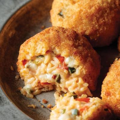 Omaha Steaks Pepper Jack Risotto Cakes