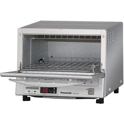 Panasonic® 4 Slice FlashXpress Toaster Oven Stainless Steel in Gray | 10.25 H x 13 W x 12 D in | Wayfair NB-G110PW