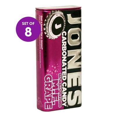 Jones Soda Purple - M.F. Grape Jones Soda Carbonated Candy - Set of Eight Boxes