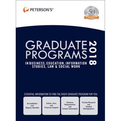 Graduate Programs in Business, Education, Information Studies, Law & Social Work 2018