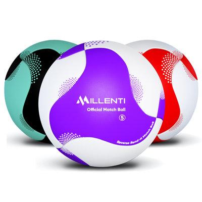 Millenti Us Soccer Ball Official Size 5 - Reverse Bend-it Soccer Ball w/ High-visibility | 8.7 H x 8.7 W x 8.7 D in | Wayfair SB0405PP