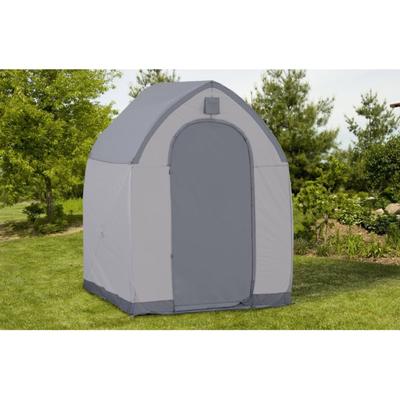 StorageHouse L Portable Storage Shed by Flowerhouse in Gray