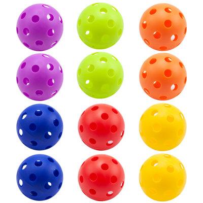 GSE Games & Sports Expert Practice Baseballs/Softballs for Pitching, Batting, Throwing, & Catching (12-Pack) | 2.75 H x 2.75 W x 2.75 D in | Wayfair
