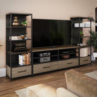 17 Stories Entertainment Center for TVs up to 60" Wood in Brown | Wayfair 2CED6F3E8E484FB2BBF9CF4B8EA9EDDA