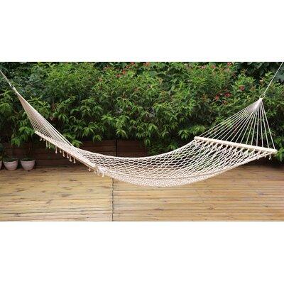 Arlmont & Co. Stansport Acapulco - Single Rope Hammock Cotton in Brown | 1 H x 47 W x 78 D in | Wayfair CA879DCE104F4B8FBACCB5D0D8285B22