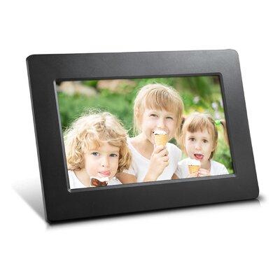 Symple Stuff Yeet 7" Matte Plastic Digital Frame in Plastic in Black | 5.2 H x 7.8 W x 0.3 D in | Wayfair 4471F5B521C94815941059ABC92FEAFD