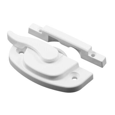Prime-Line Sash Lock, 2-1/16 in. Hole Centers, Fits Single & Double Hung Windows, Construction, (Single Pack) in White | Wayfair F 2669
