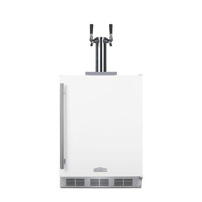 Summit Appliance 5.5 Cubic Feet cu. ft. Dual Tap Commercial Grade Sixth Barrel w/ Adjustable Temperature in White | Wayfair SBC58WHBIADACFTWIN