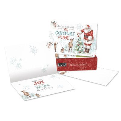 Lang Good Tidings Petite Christmas Card | 3.875 H x 1.375 W x 5.5 D in | Wayfair 2004540