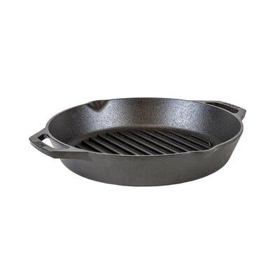 Lodge 12 in. Cast Iron Griddle Cast Iron in Black/Gray, Size 2.25 H in | Wayfair L10GPL