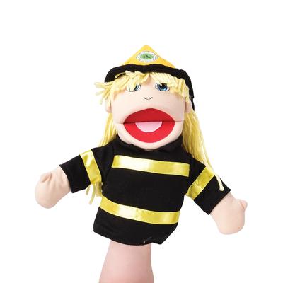 Constructive Playthings Hand Puppet - Firefighter Puppet