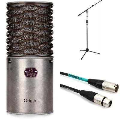 Aston Microphones Origin Large-diaphragm Condenser Microphone Bundle with Stand and Cable